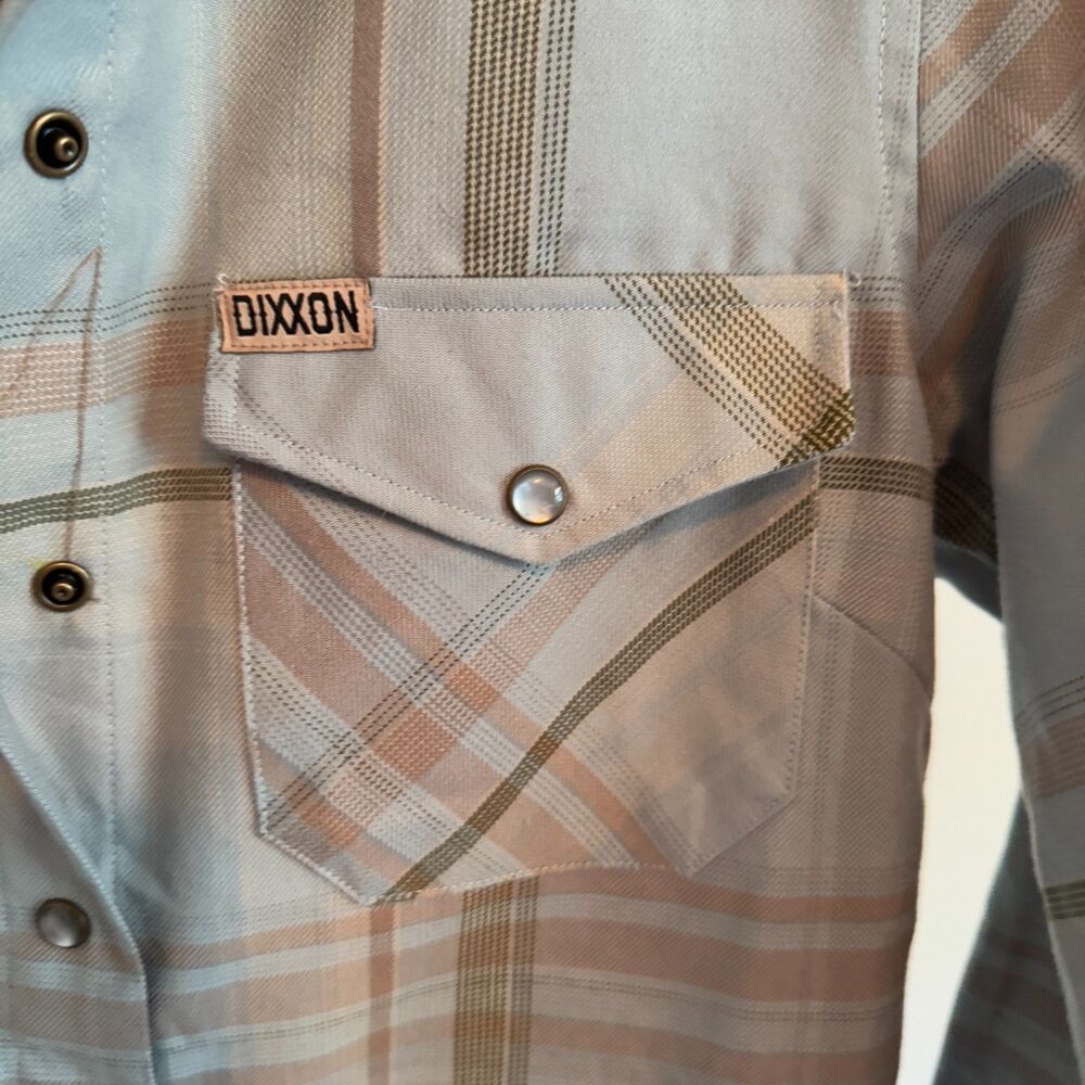 Dixxon Flannel | The Malibu Women's Size Small Pearl Snap Button Front Shirt - Picture 3 of 10